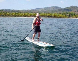  paddle surf en el lago 